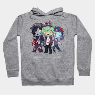 Chibi Zombie Group Hoodie